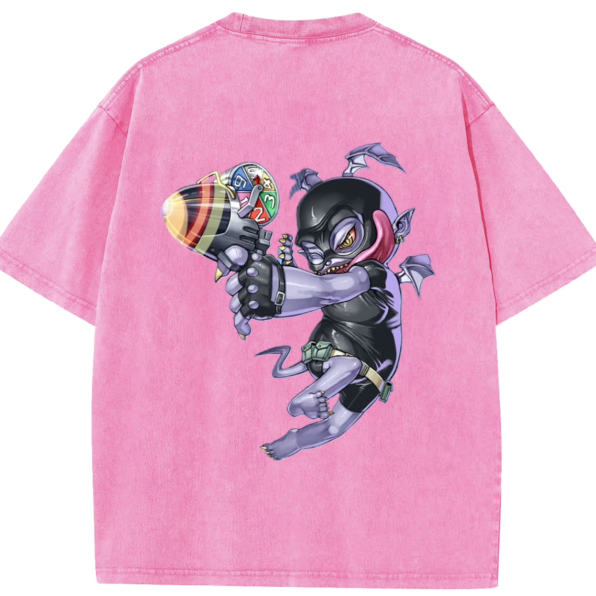 （画像用） 遊☆戯☆王 Yu-Gi-Oh! 綿100% ヴィンテージ風 半袖Tシャツ（背面プリント）